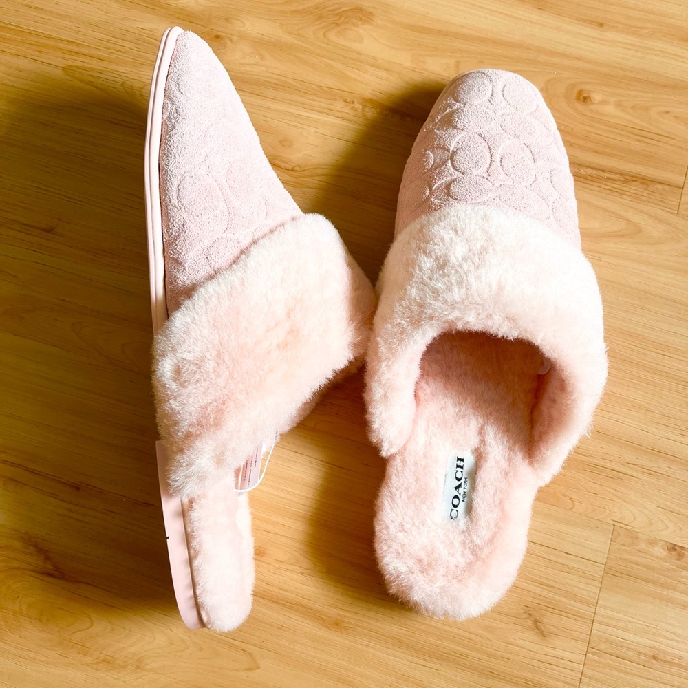 Coach Sherpa Flat Mule In Signature
Suede#CCX65 Women 10.0 US - Picture 6 of 8